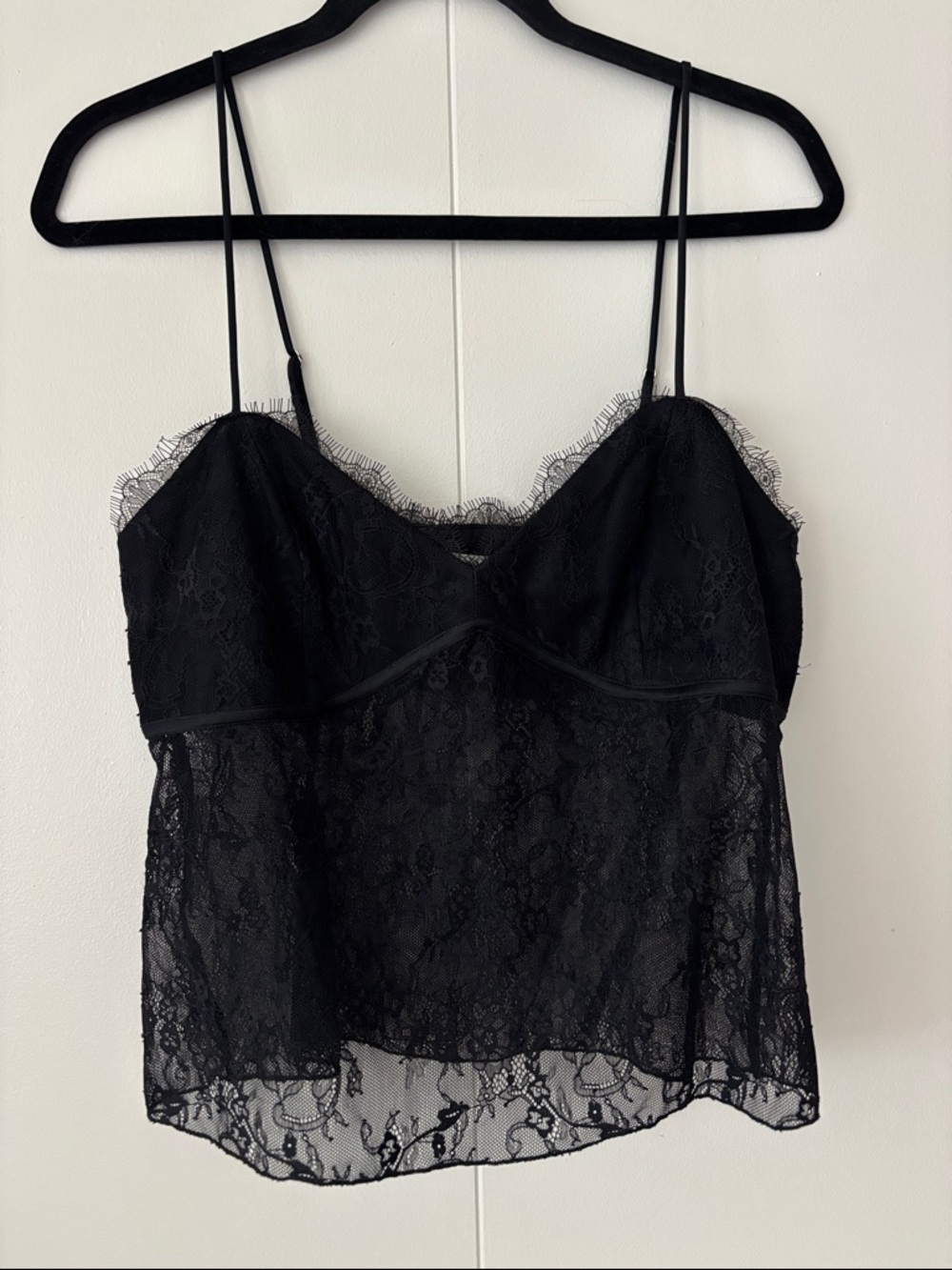 Abercrombie & Fitch Black Lace Camisole Tank